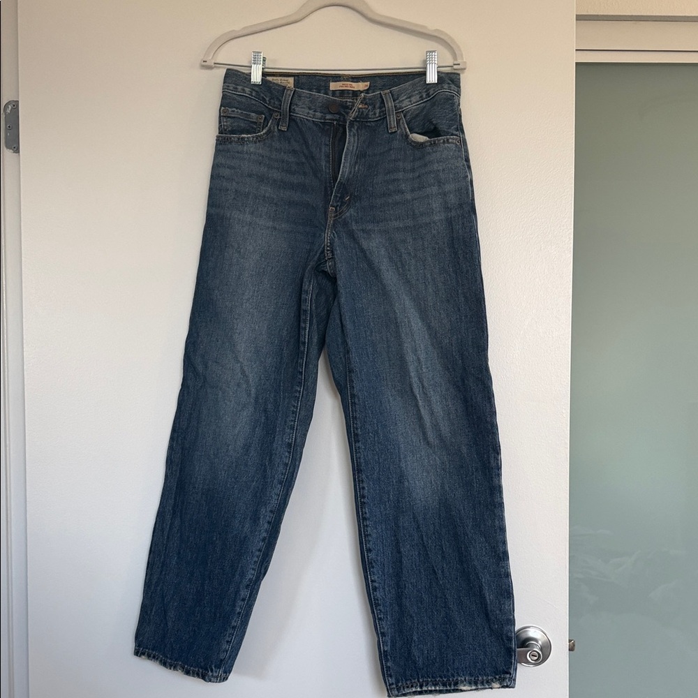 Levi’s baggy dad jeans (petite length) Classic Blue Denim Jeans